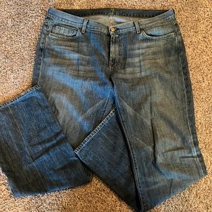 Mens 7 for all Mankind - light denim bootcut - size 38